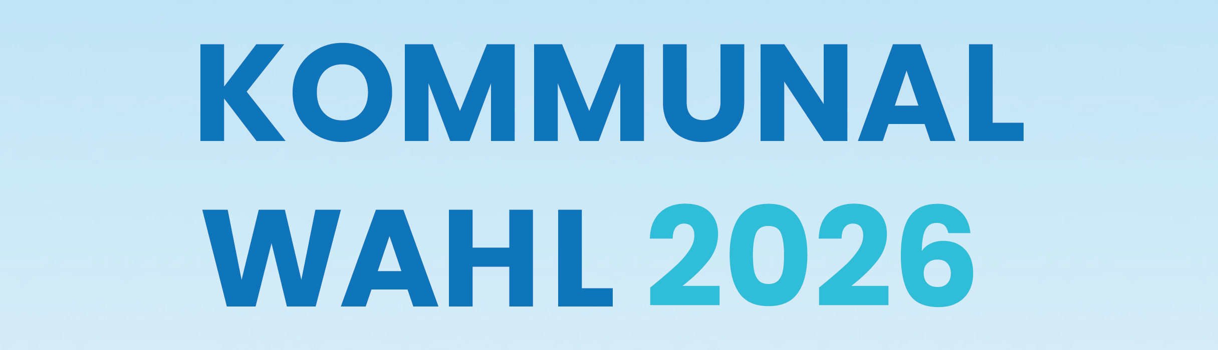 Kommunalwahl 2026 Header