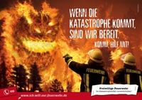 Feuerwehr Kampagnen-Poster