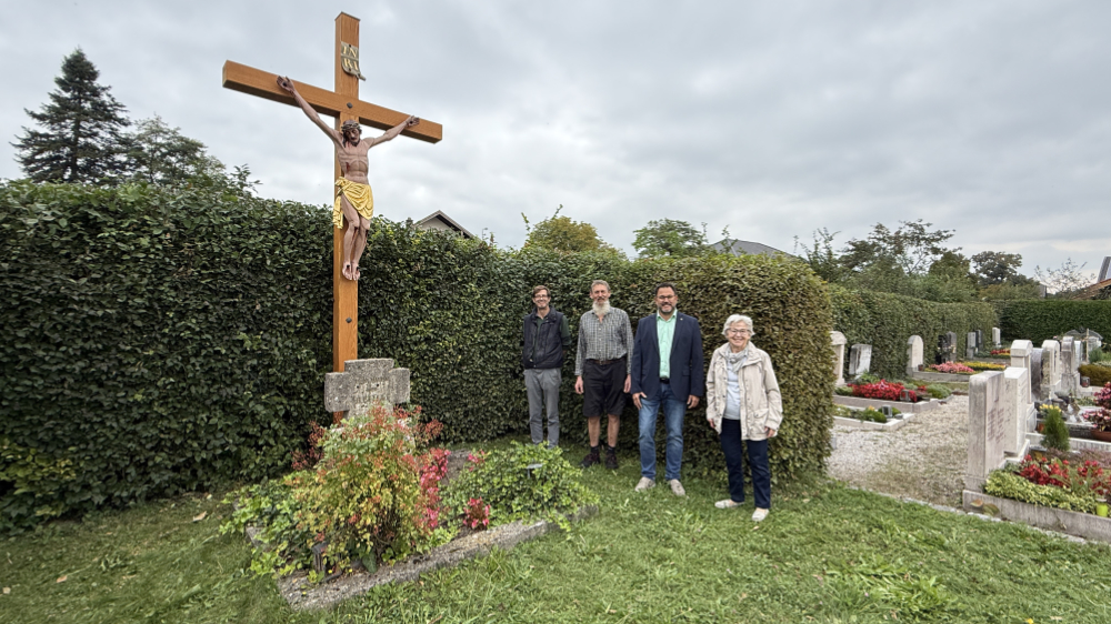 v.l.: Rupprecht Nagel, Hans Fagerer, Martin Öttl, Heidi Lachenmair