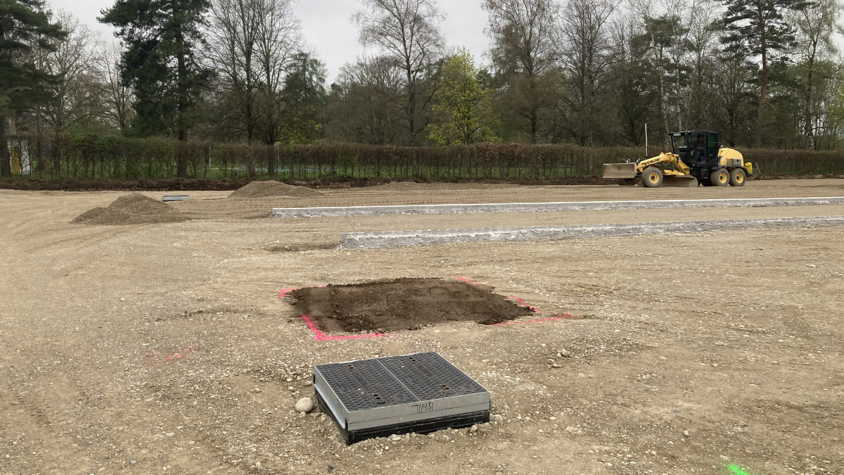 Neuer Parkplatz am Erlebnisbad