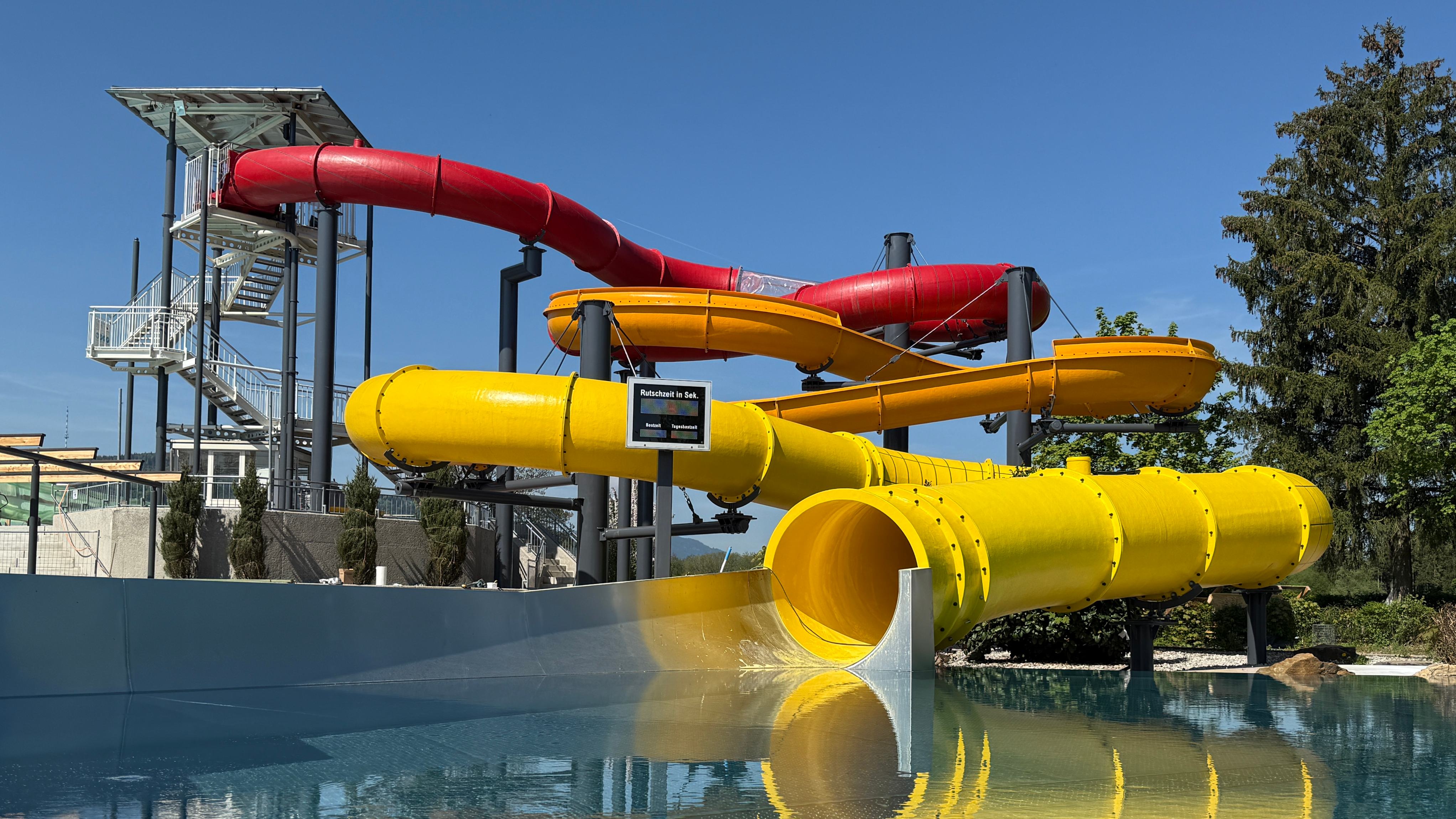 Wasserrutsche Erlebnisbad neu